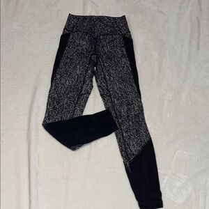 Lululemon Athletica Black and Gray Leggings